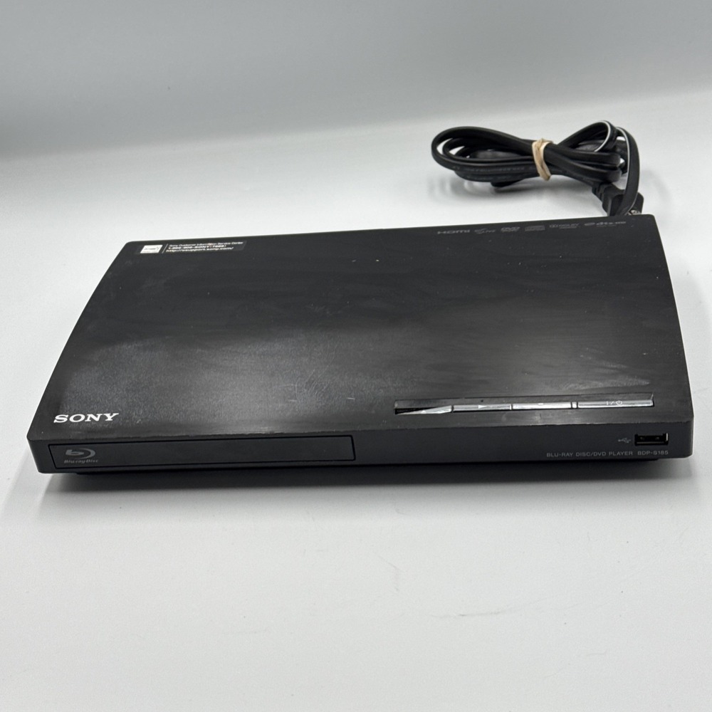 Sony BDP-S185 Blu-Ray DVD Player w/HDMI NO REMOTE Tested Working